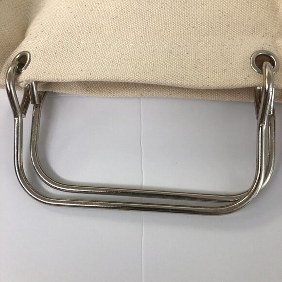 Love Moschino Canvas Shopper Bag Metal Handles with Box. Unisex - Picture 6 of 16